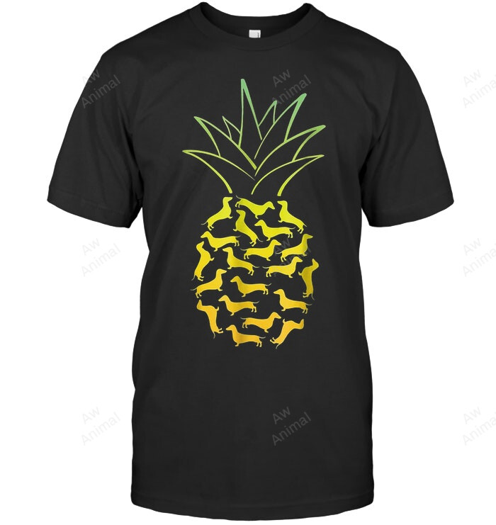 Funny Dachshund Pineapple Sweatshirt Hoodie Long Sleeve Men Women T-Shirt