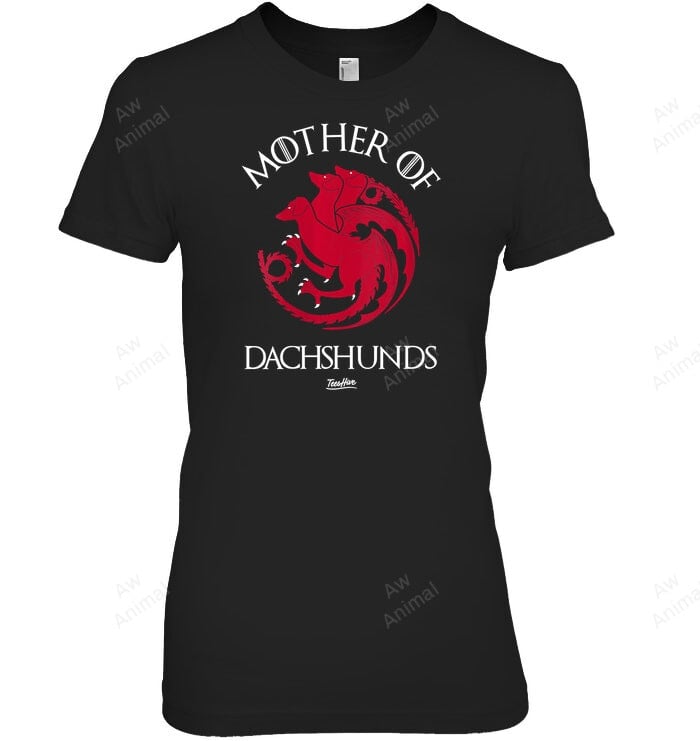 Mother Of Dachshunds Women Sweatshirt Hoodie Long Sleeve T-Shirt