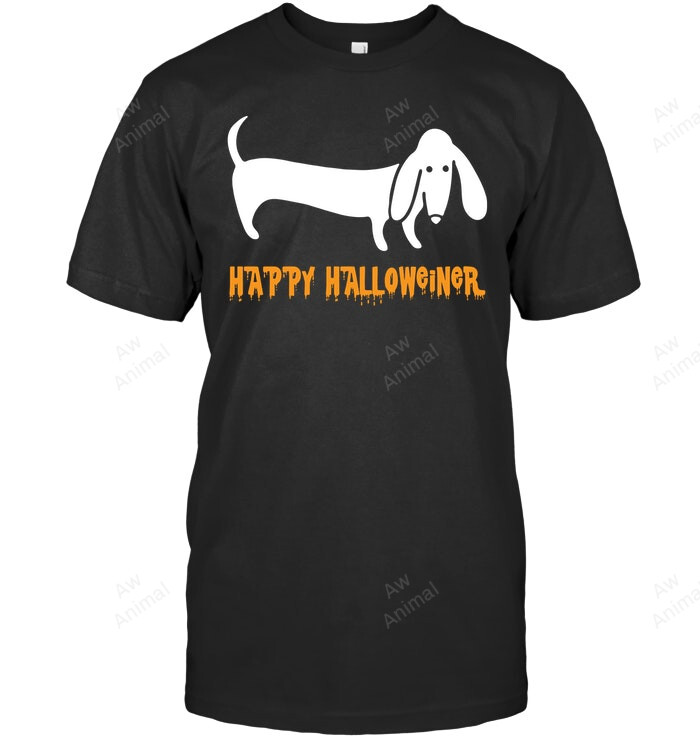 Happy Halloweiner Sweatshirt Hoodie Long Sleeve Men Women T-Shirt