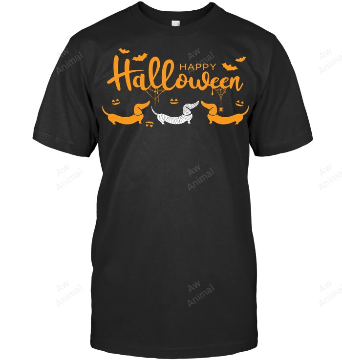 Halloween Dachshund Sweatshirt Hoodie Long Sleeve Men Women T-Shirt