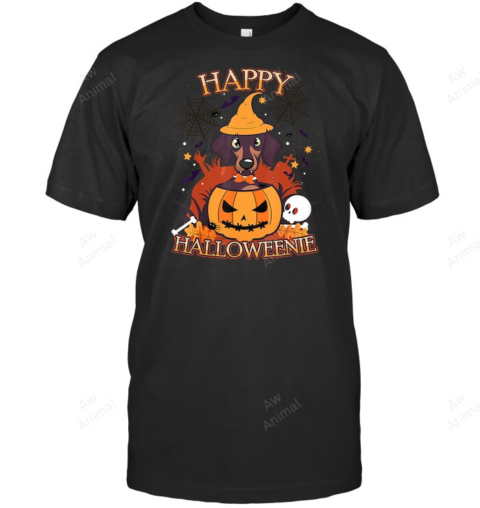 Dachshund Halloween Halloweenie Funny Costume Dog Sweatshirt Hoodie Long Sleeve Men Women T-Shirt