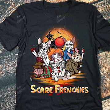 Scare Frenchies Halloween
