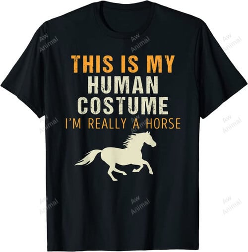 Funny I'm Really A Horse Halloween Costume