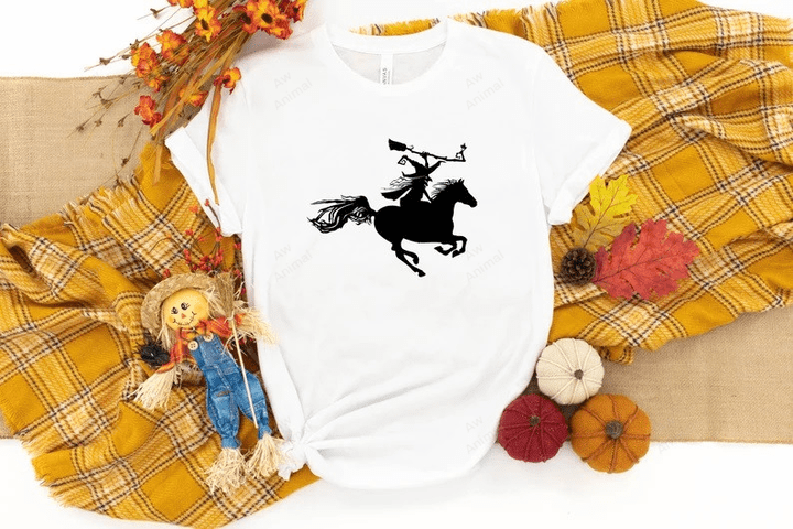 Witch Ride Horse Halloween