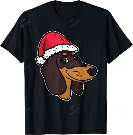 Dachshund Weiner Dog Santa Christmas