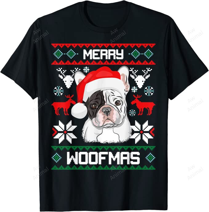 French Bulldog Gift For Merry Christmas Woofmas