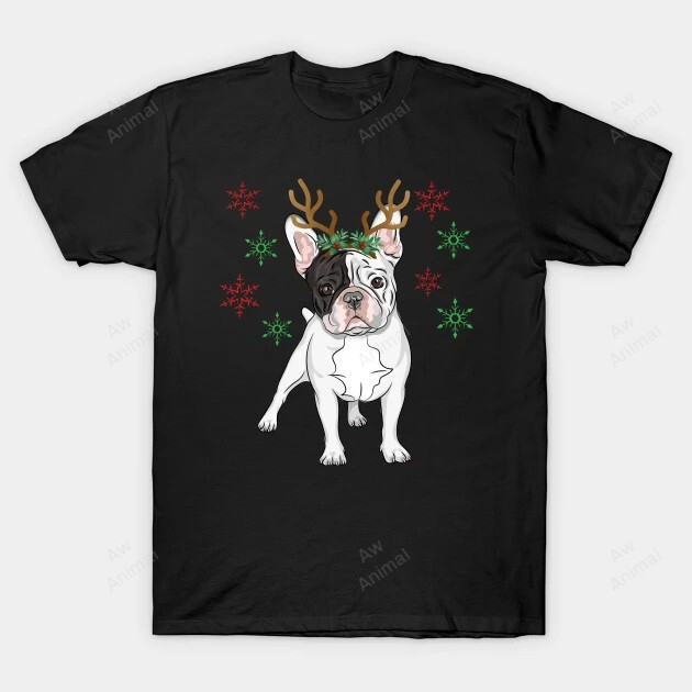 Christmas Reindeer Frenchie Bulldog