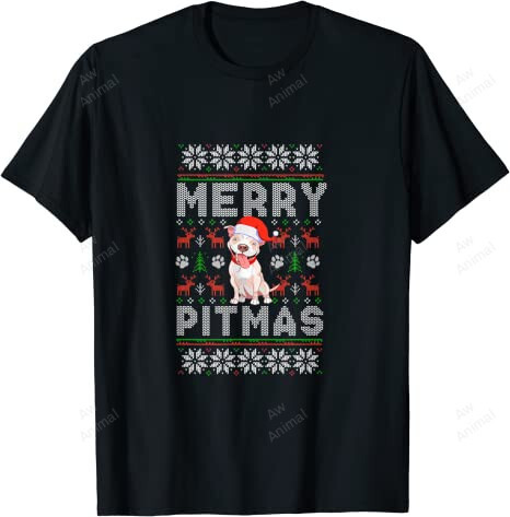Funny Pitbull Christmas