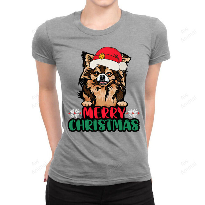 Chihuahua Long Haired Christmas Funny Dog Lover Owner 55