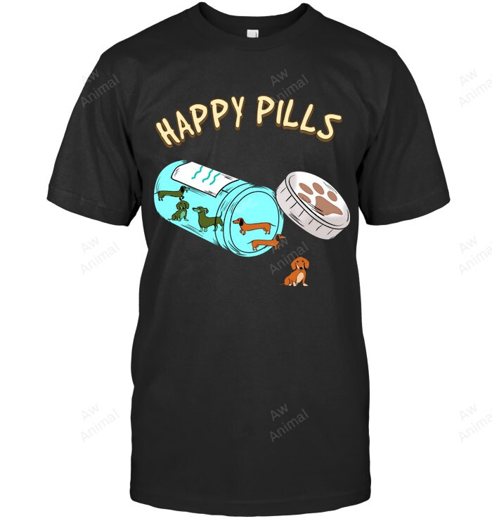 Happy Pills Funny Dachshund