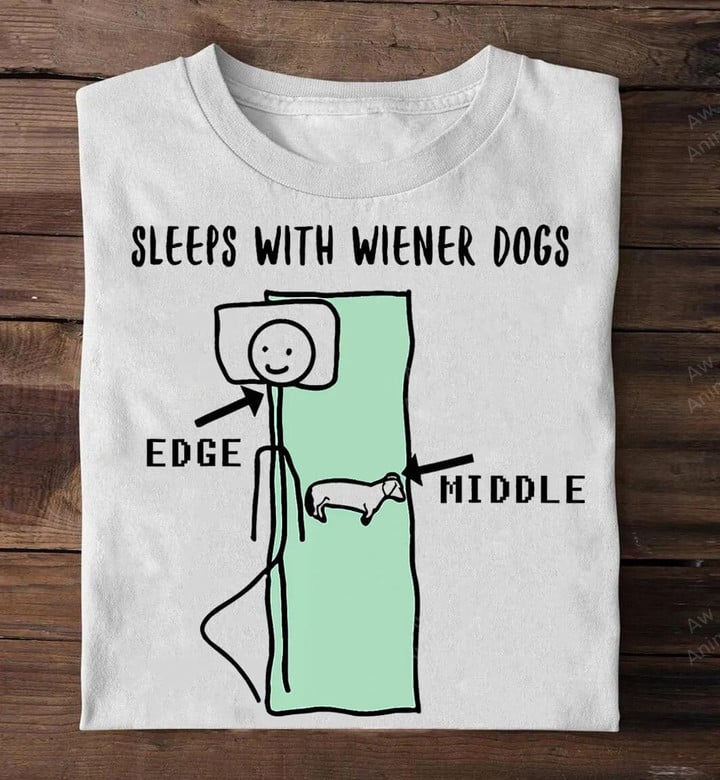 Funny Sleeps With Wiener Dogs 1
