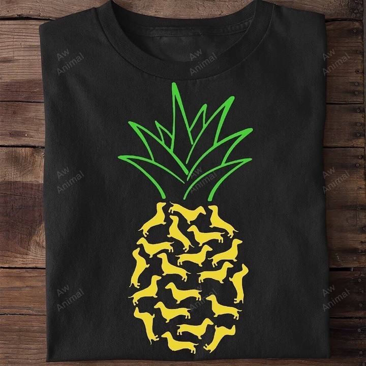 Cute Dachshund Pineapple