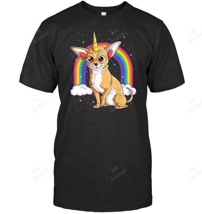 Chihuahua Unicorn Girls Space Galaxy Rainbow Dog