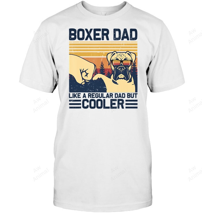 Boxer Dad Like Regular Dad But Cooler Dog Lovers