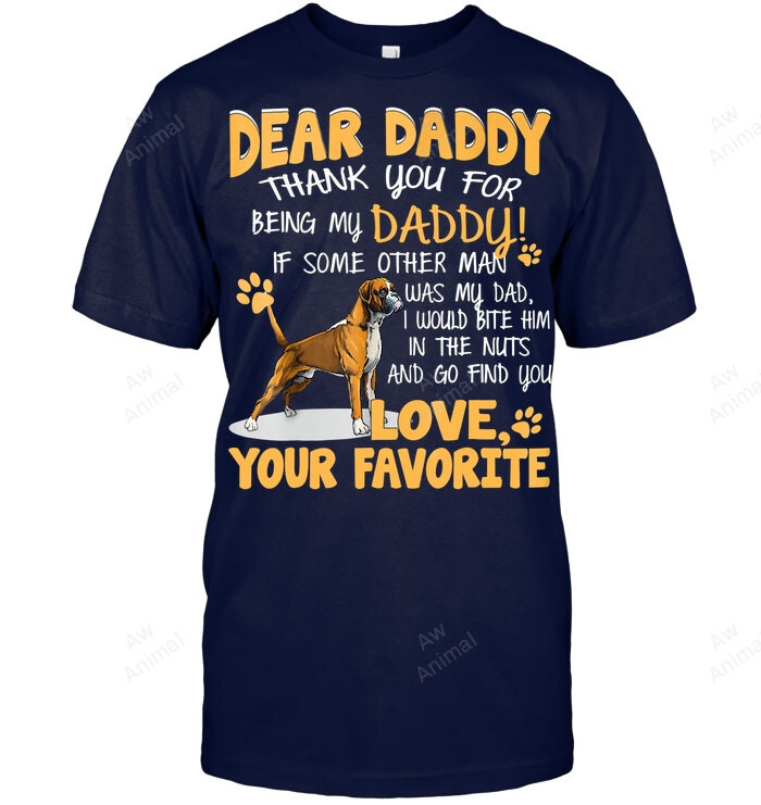 Dear Daddy Thank You For Being My Daddy