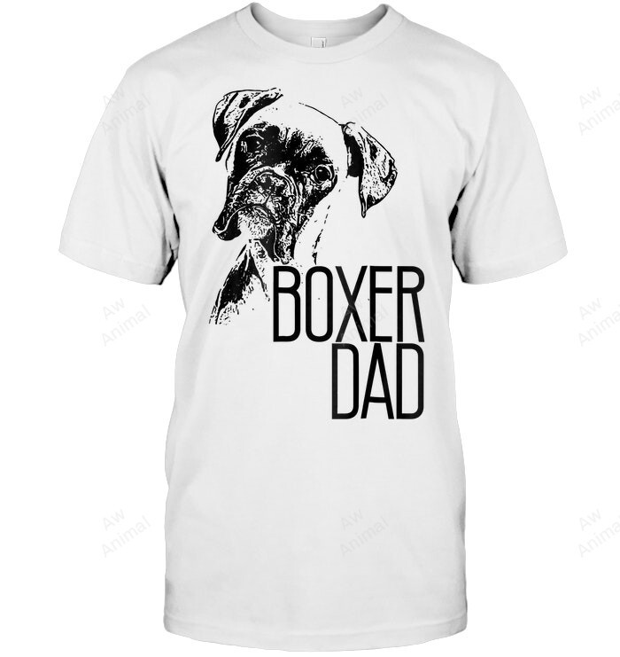 Boxer Dad Dog Face Dog Lovers Boxer Dad