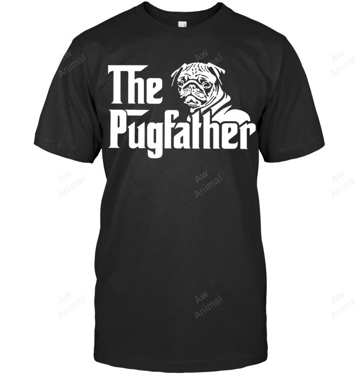 The Pugfather Pug Dad Fathers Day Pug Lovers