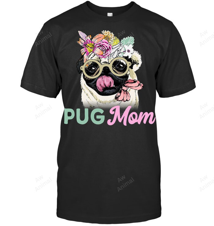 Pug Mom Cute Mother Pug Dog Lover