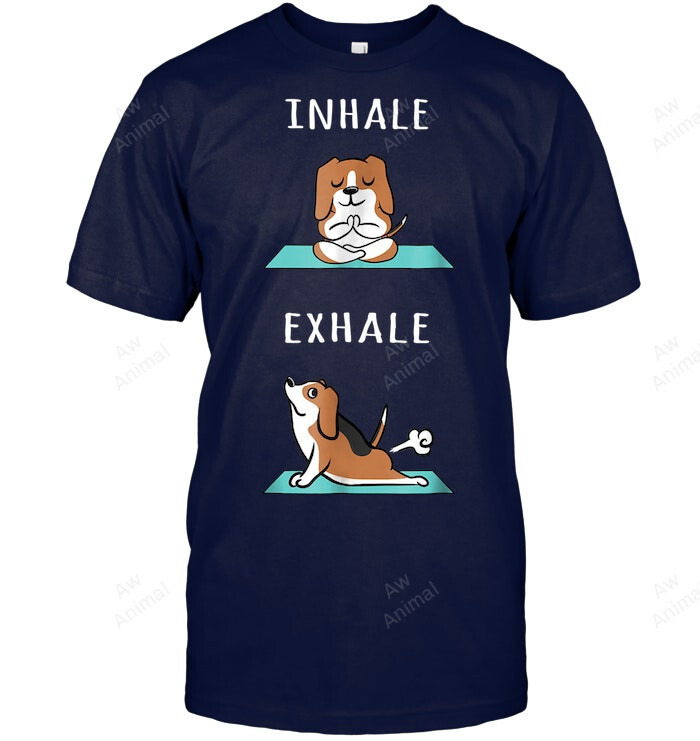 Funny Beagle Dog Inhale Exhale