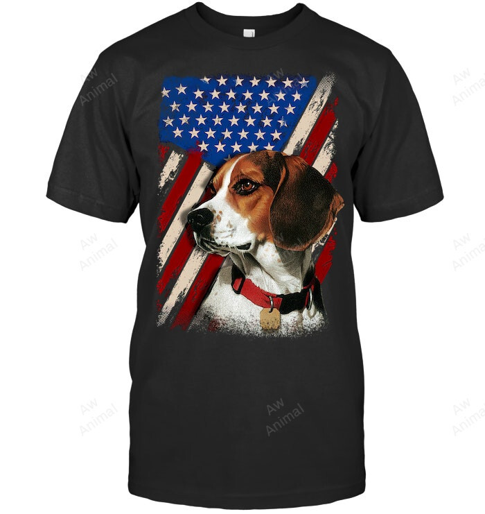 Beagle American Flag Bandana Patriotic 4th Of July
