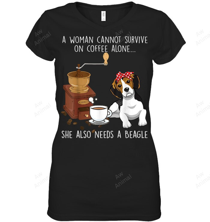 Woman Cannot Survive On Coffee Alone She Also Needs Beagle Dog
