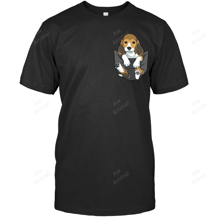Beagle Hang Out In My Pocket Cute Puppy Dog Lover