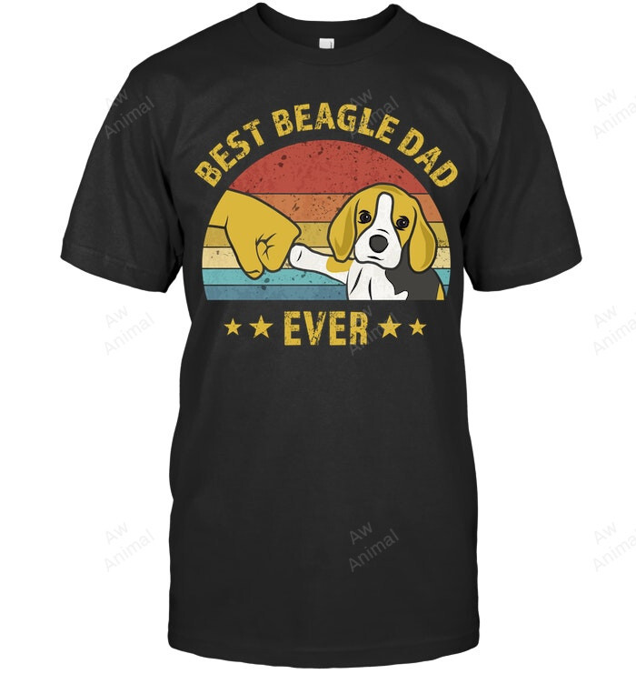Cute Best Beagle Dad Ever Retro Vintage Puppy Lover