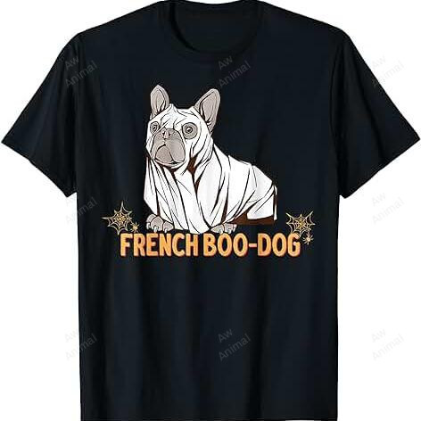 French Boo Dog Costume Ghost Happy Halloween