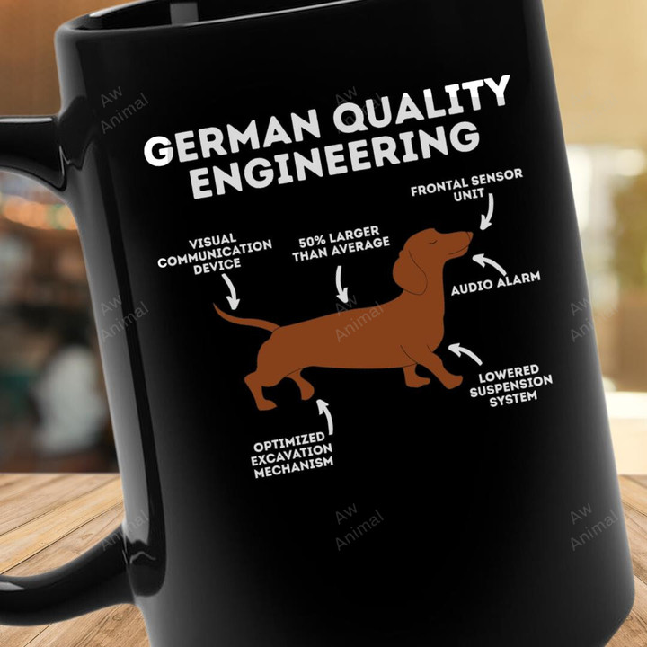 German Quality Engineering Dachshund Mug
