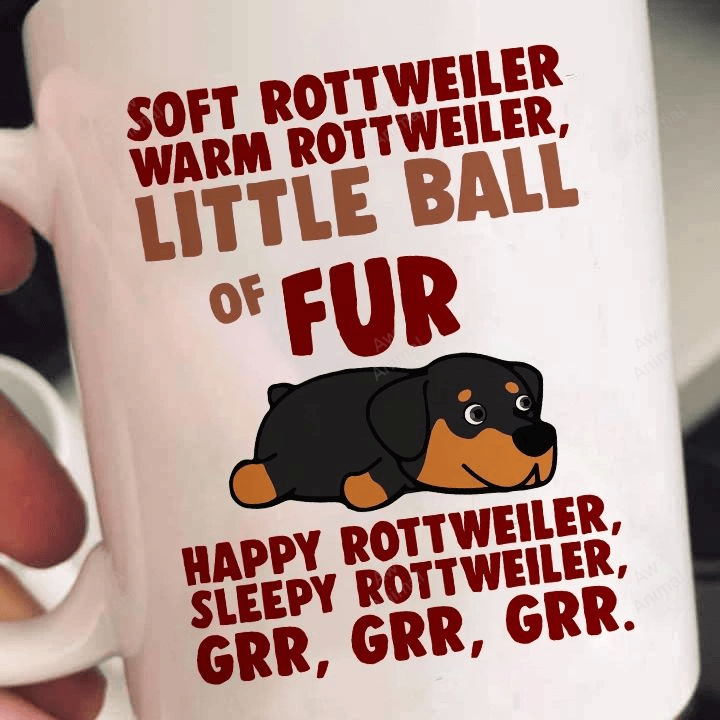 Soft Rottweiler Warm Rottweiler Mug