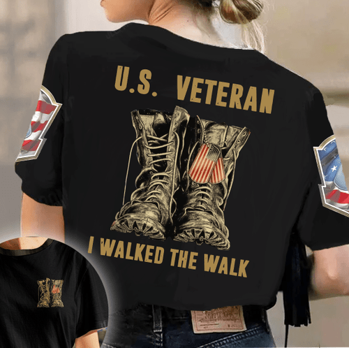 U.S Veteran All Over Print Shirt
