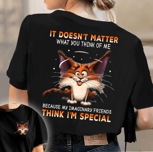 It Doesn't Matter Cat All Over Print Shirt