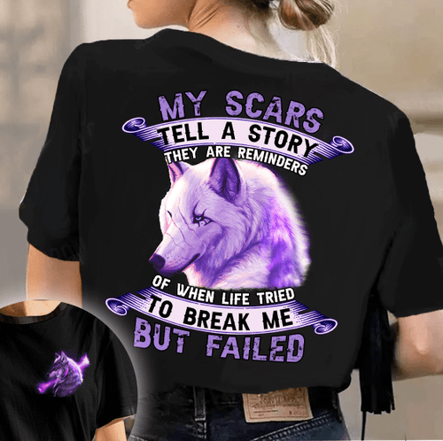 My Scars Tell A Story All Over Print Shirt