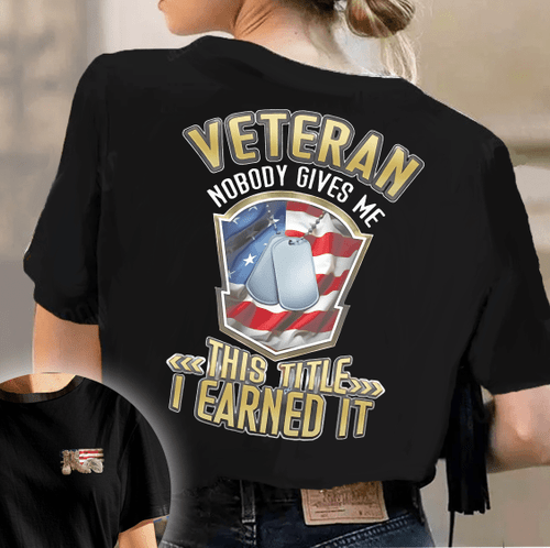 Veteran Nobody Gives Me All Over Print Shirt