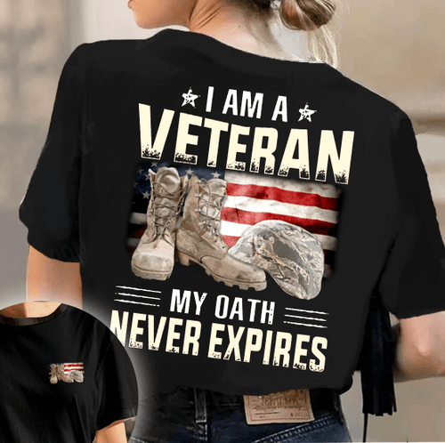 I Am A Veteran All Over Print Shirt
