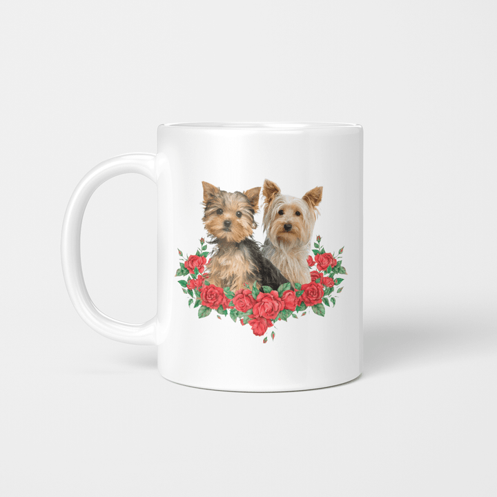 Two Yorkshire With Roses Mug