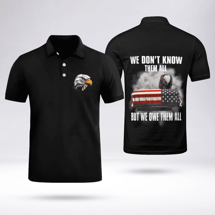 We Don't Know Them All Veteran Polo Shirt, All Over Print Shirt