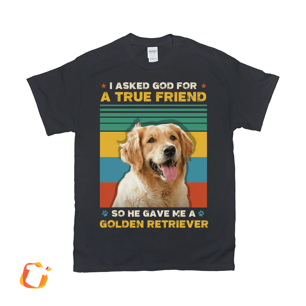 2D A True Friend Custom Pet T-shirt