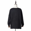 Women 's Loose Pullover Sweater Large V-neck Irregular Hem For