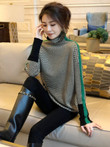 Striped Turtleneck Sweater Women's Slimming Small Long Sleeves Inner Wear Bottoming Shirt
