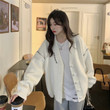 All-match Knitted Cardigan Fashion Casual Loose And Lazy Style Sweater Coat For Women
