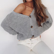 Sweaters Women's Clothing V-neck Knitted Cardigan Coat