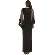 Dress Sequin Stitching High Waist Slim Fit Long Formal Evening Dresses