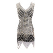 High-end Sequined Hand-woven Dress Retro Sequins Physical Picture Evening Dresses