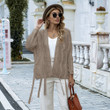 Cardigan Sweater Women's Solid Color Casual Knitted Women