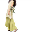 Embroidered Women's Ethnic Style Large Size Cotton And Linen Dress Loose Round Neck Long Dresses