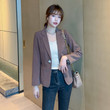 Design Sense Graceful Suit Jacket Women's Korean Small Slim Blazers