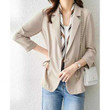 Autumn Elegant And Capable Suit Jacket Women 's Tight Waist Small High-end Blazers