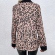 Autumn Sexy Long-sleeved Women's Cardigan Suit Fashion Leopard Print Lapel With Buttons Small Jacket Blazers