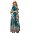 Women's Clothing Printed Dress Plus Size Loose Robe Seaside Holiday Casual Dresses